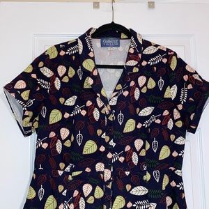 Collectif Caterina Dress in Fall Leaf